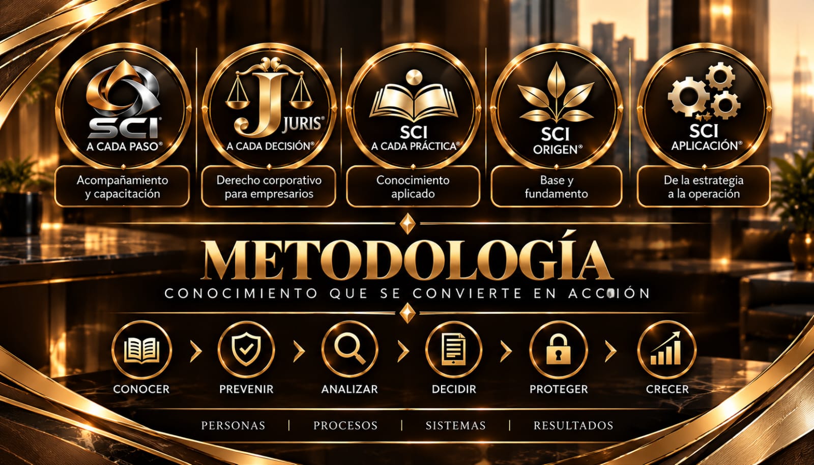 Metodología SCI: conocer, prevenir, analizar, decidir, proteger y crecer